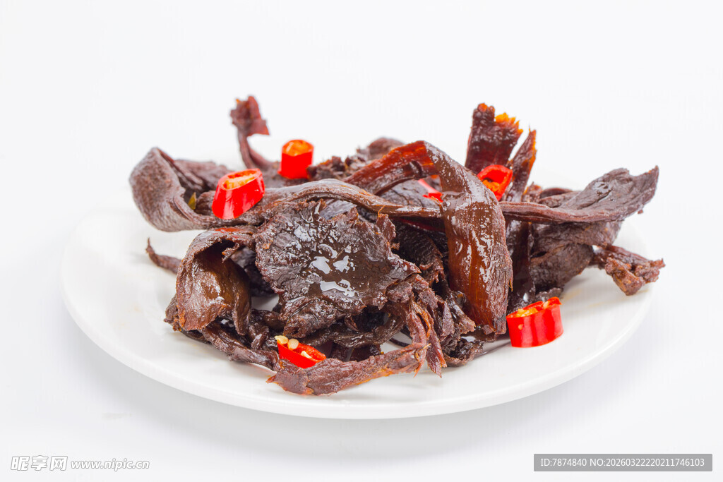 香辣卤牛肉干