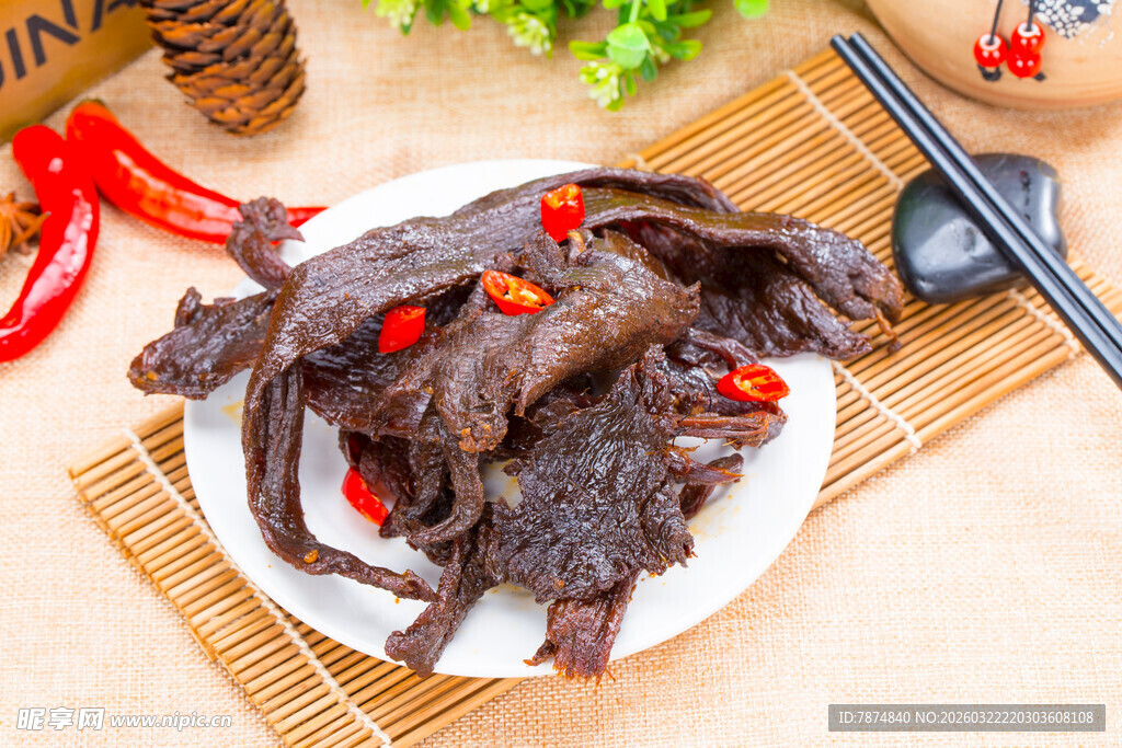 香辣卤牛肉 美味诱人