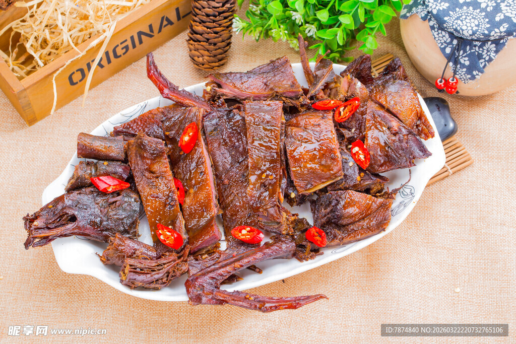 香辣卤味鸭货拼盘