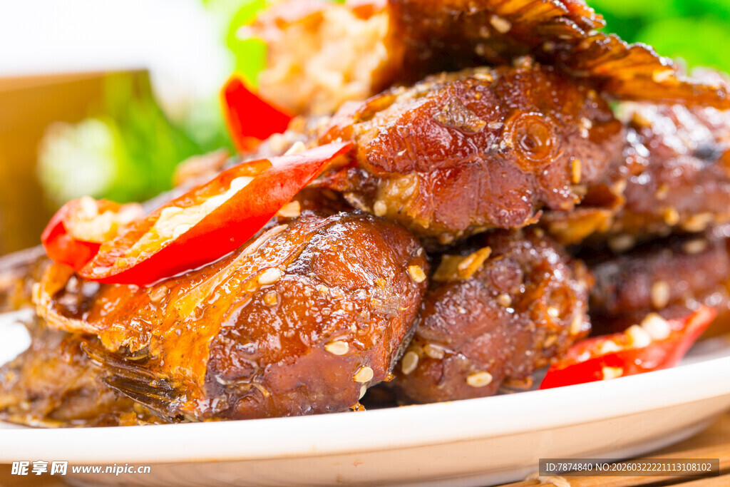香辣美味酱鱼肉