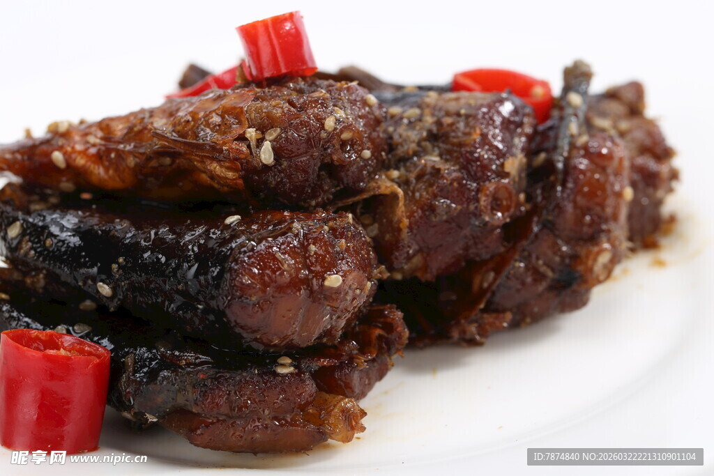 香辣美味酱鱼肉