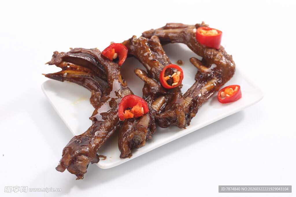 美味香辣鸭爪
