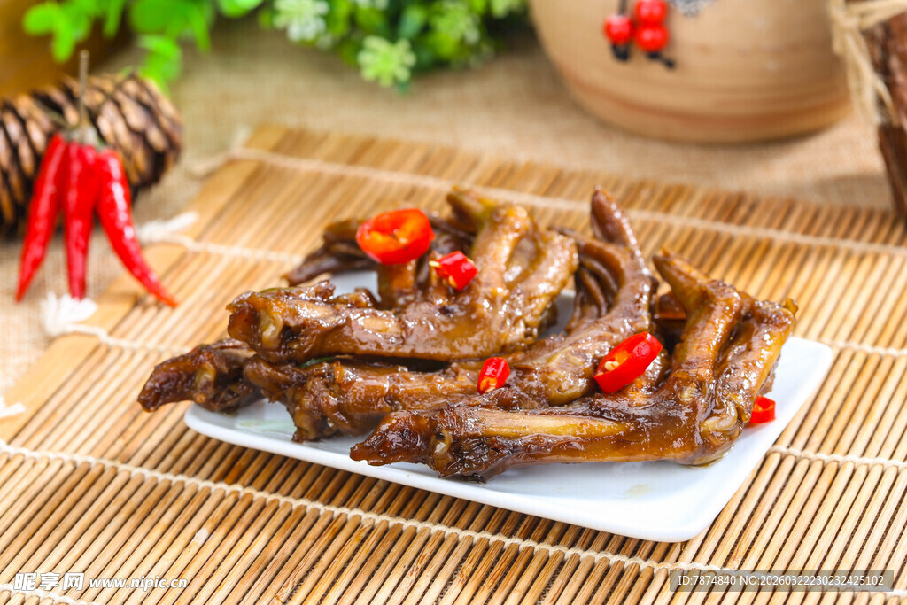 香辣美味鸭爪