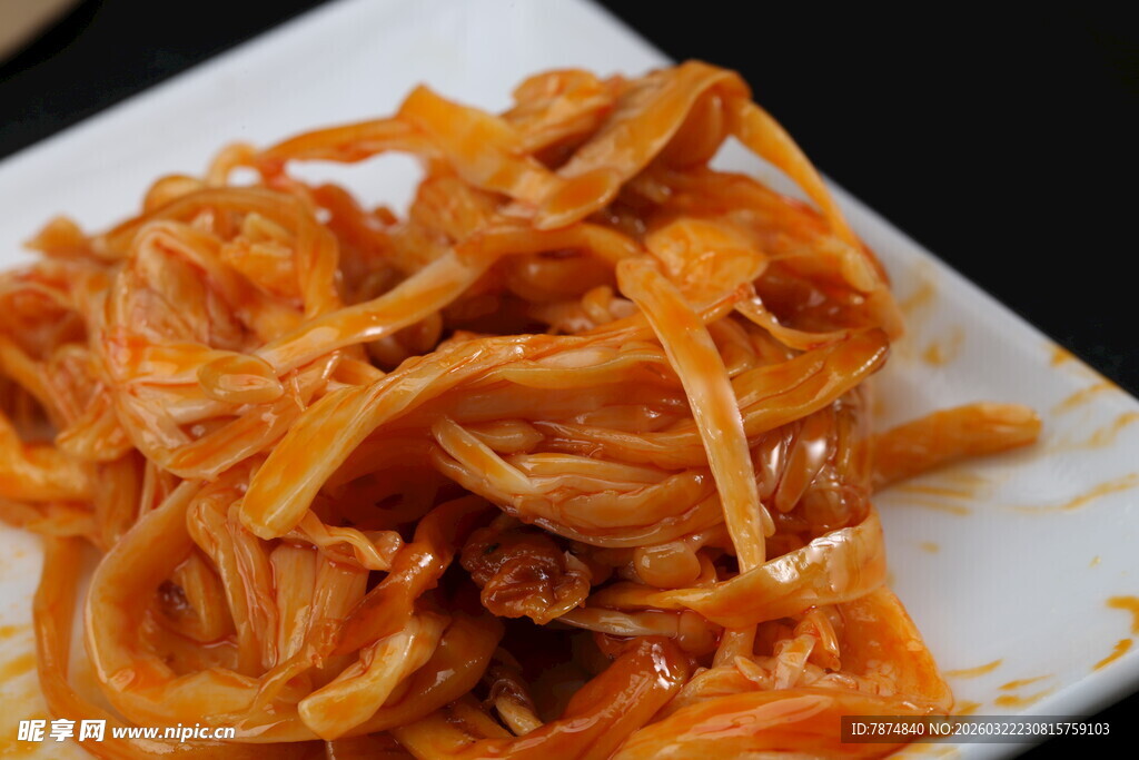 美味凉拌卤金针菇