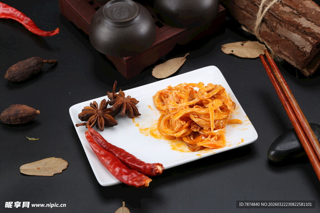 美味爽口的卤金针菇