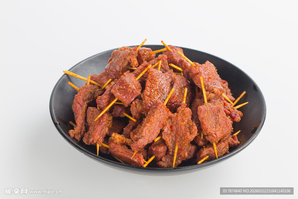 美味香辣牙签牛肉