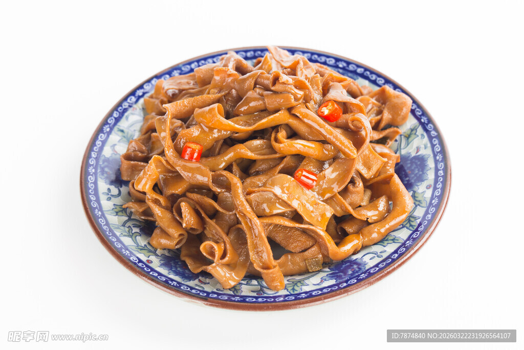 美味香辣卤鸭肠