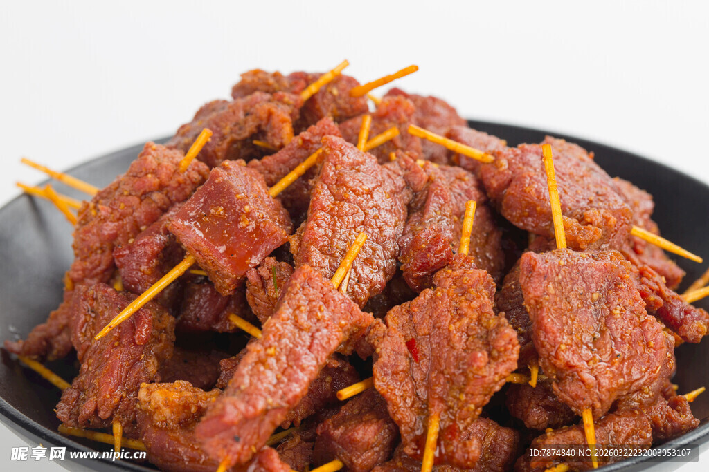 牙签牛肉 香辣诱人美味