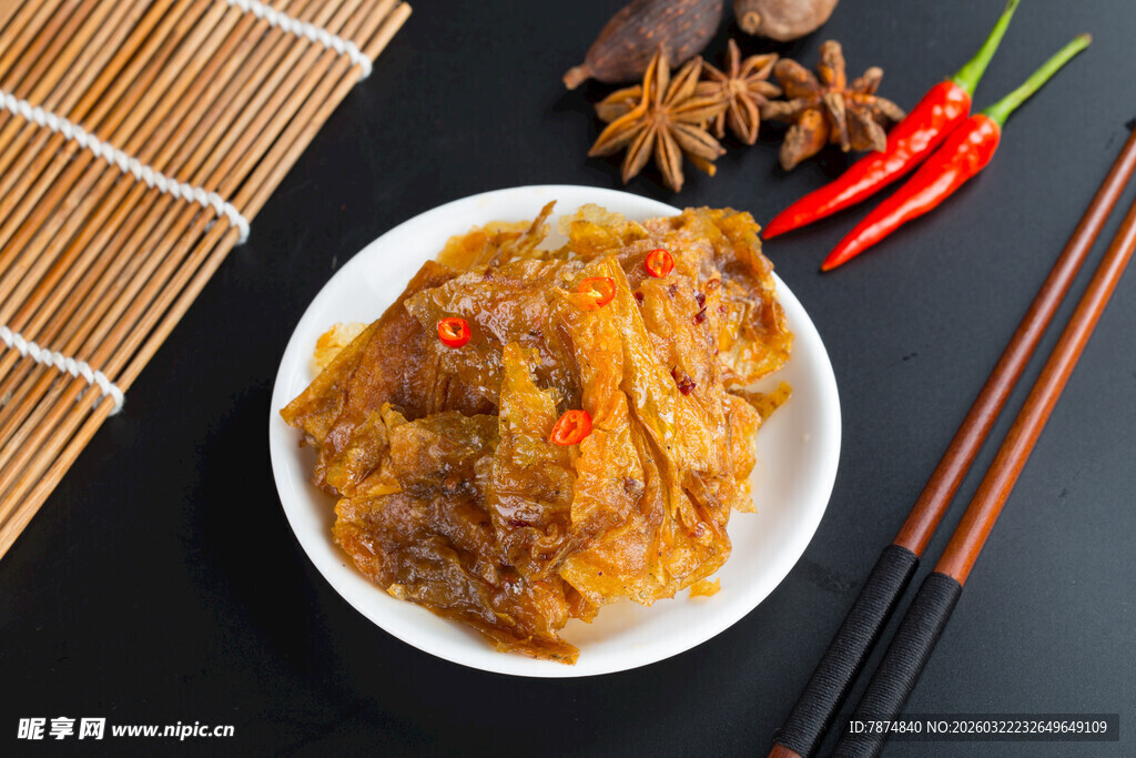 卤豆皮 诱人佳肴