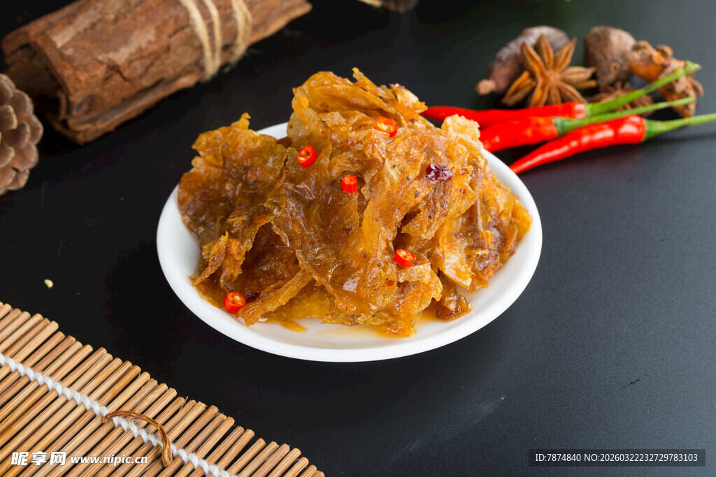 美味凉拌卤豆皮