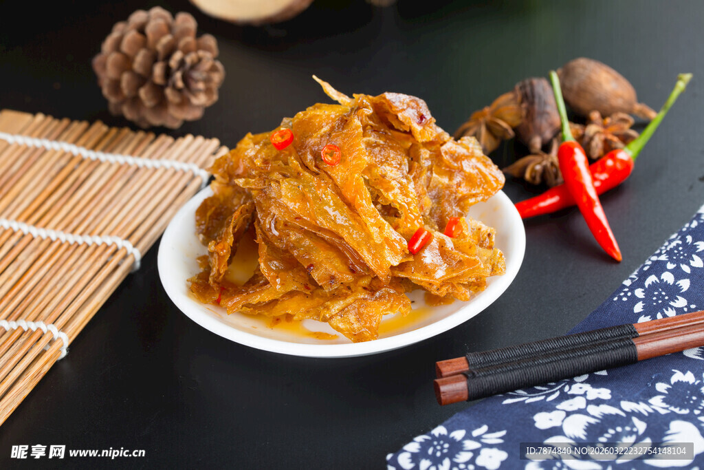 美味凉拌卤豆皮