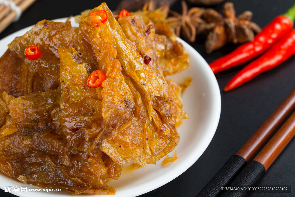 美味凉拌卤豆皮