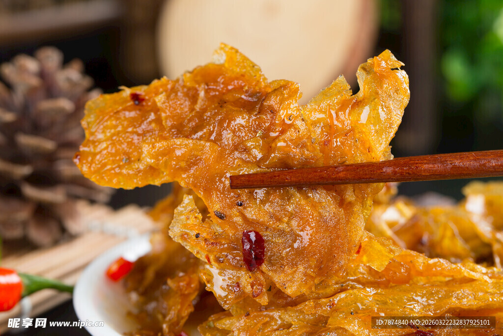 美味凉拌卤豆皮