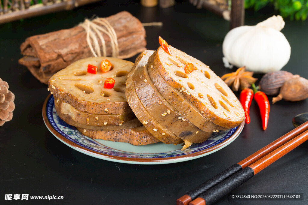 美味糯米藕 传统中式甜点