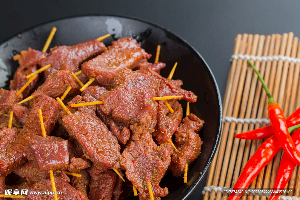 香嫩牛肉片 美味诱人