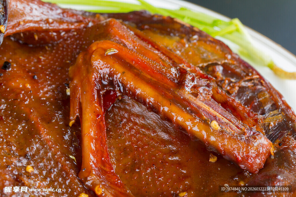 美味酱卤鸭特写
