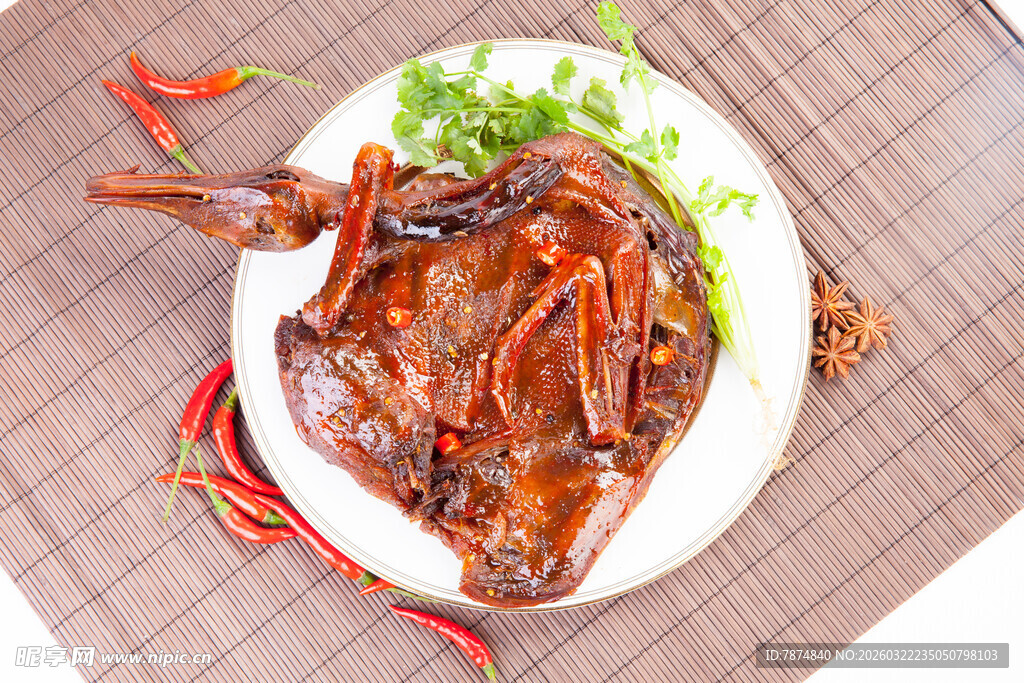 香辣酱卤鸭