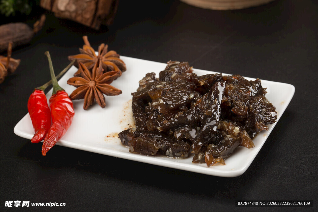 香辣卤牛肉 美味诱人