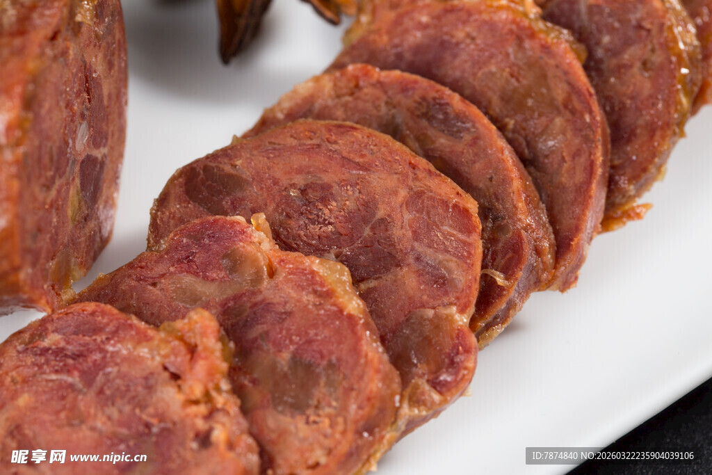 切片酱卤牛肉展示