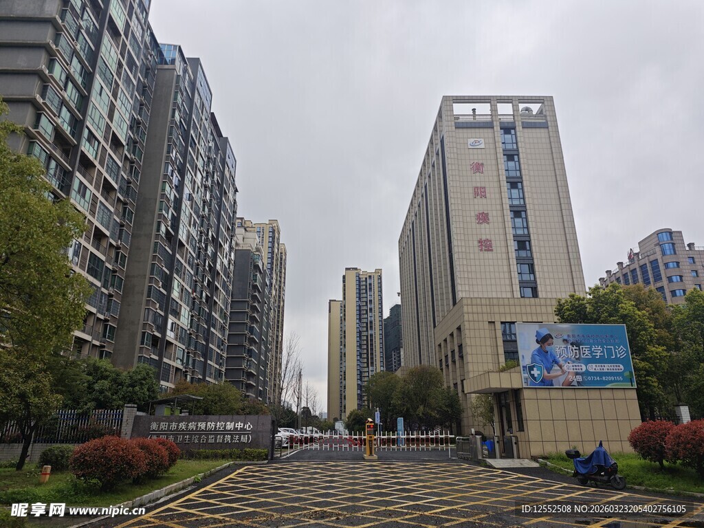 城市住宅区道路景观