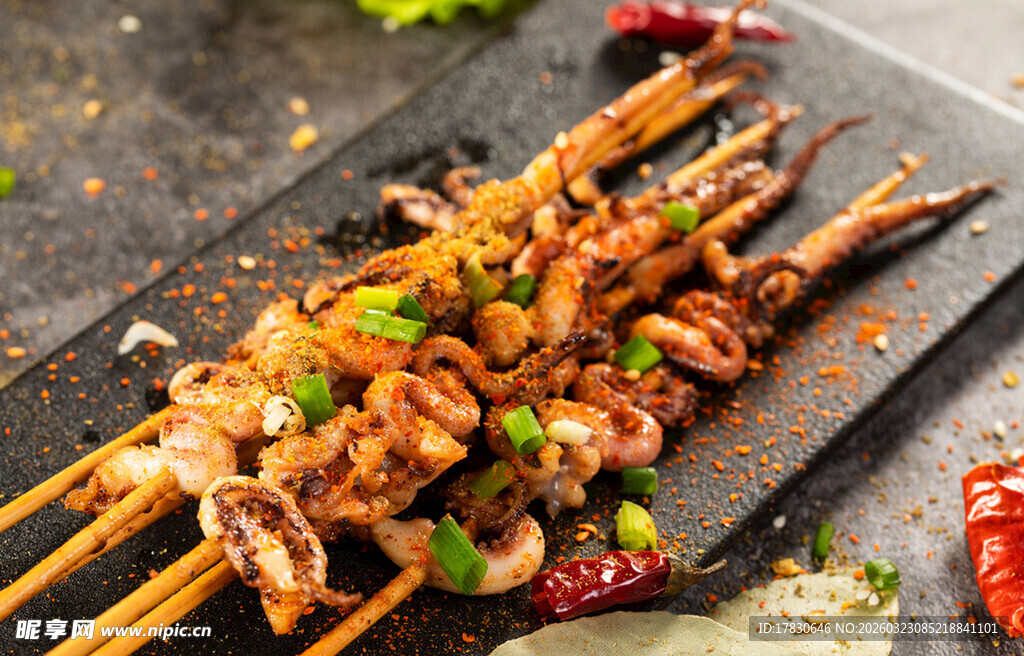 美味烤串鲜香诱人