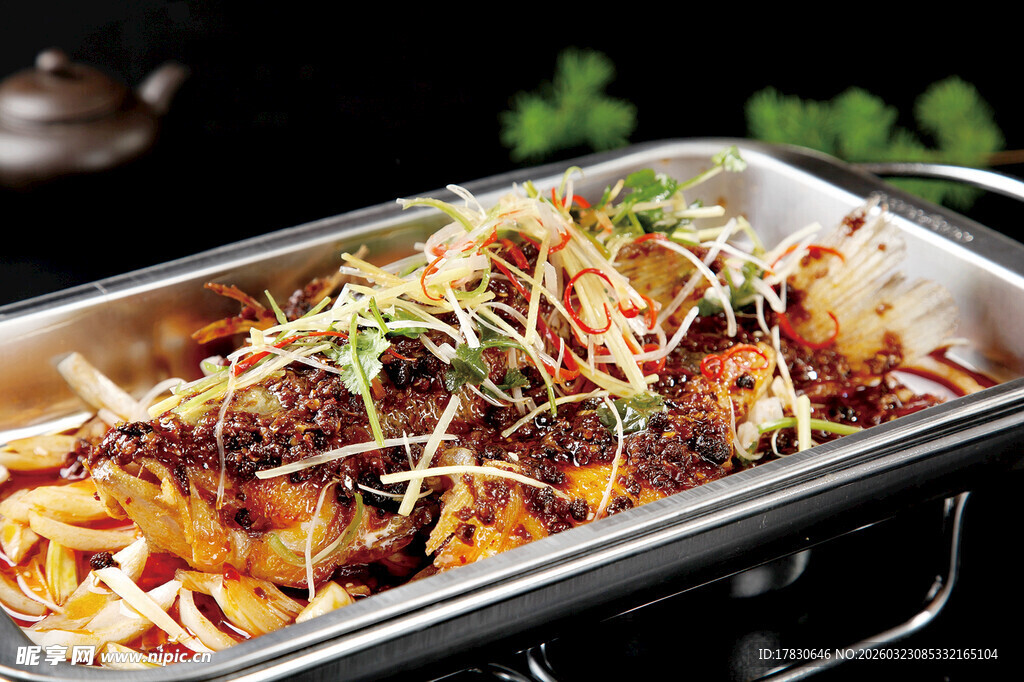 美味铁板烧食材丰富诱人