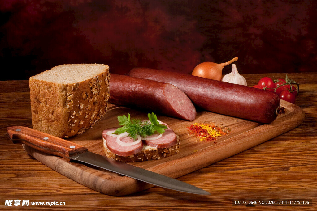 美味熟食拼盘诱人食材