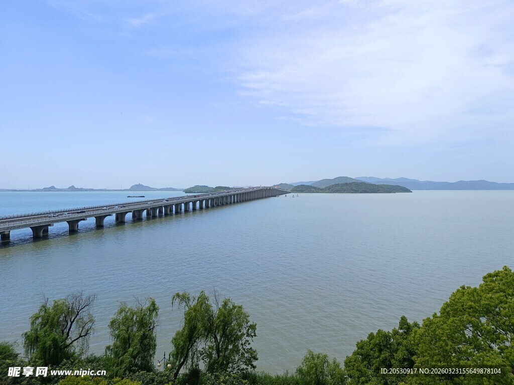 太湖景色太湖大桥