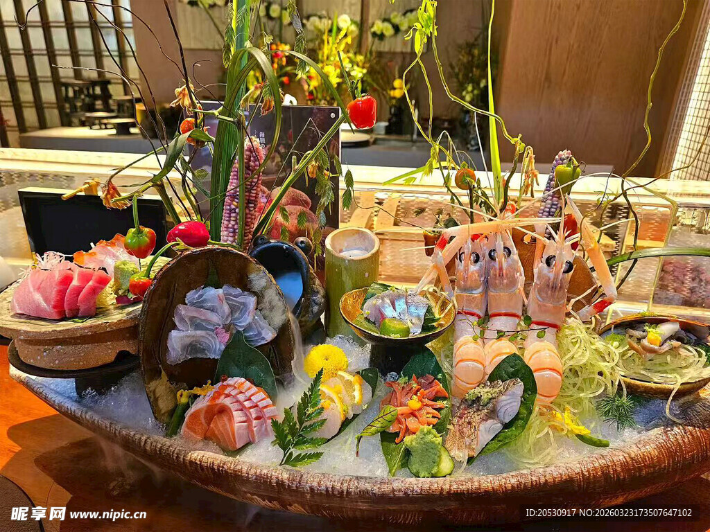 豪华海鲜刺身拼盘盛宴