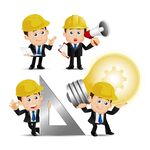 建筑工人与创意灵感