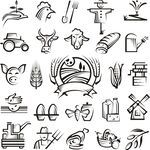 农业相关图标集合