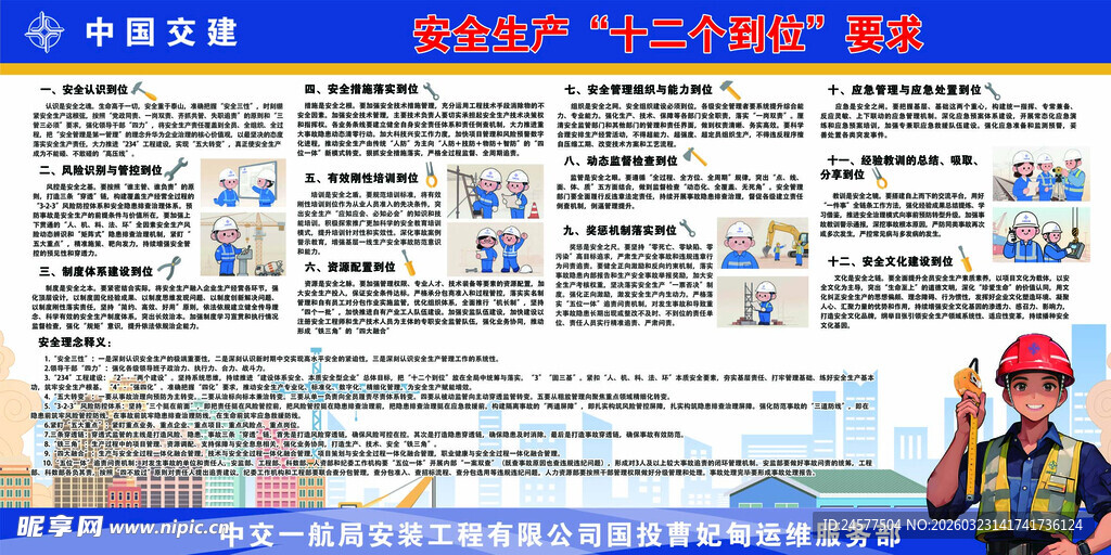 安全生产宣传展板展示