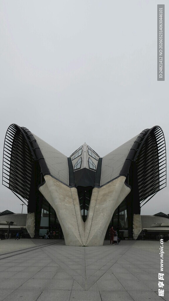 现代独特造型建筑外观