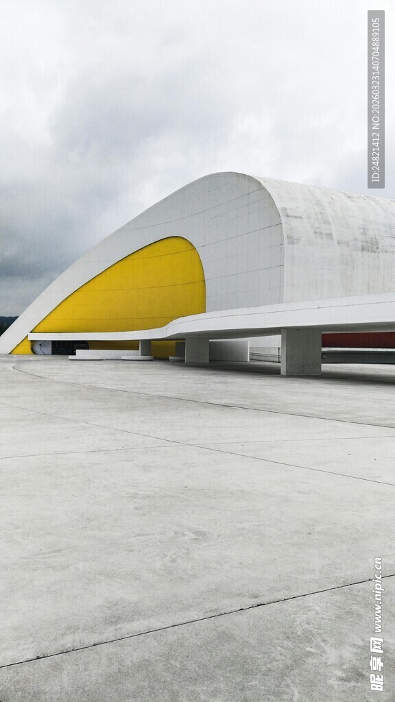 现代建筑弧形外观设计