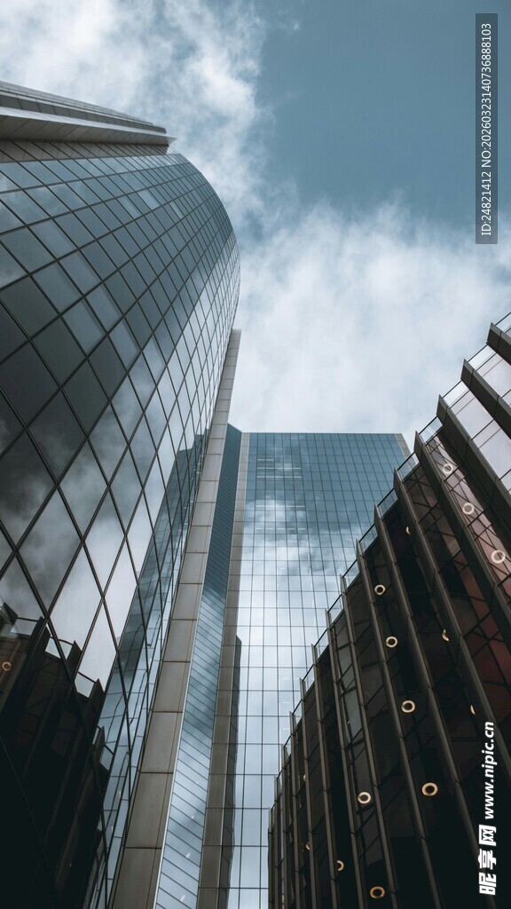 现代都市摩天大楼景观