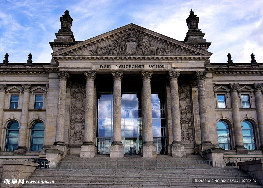 古典宏伟的欧式建筑外观