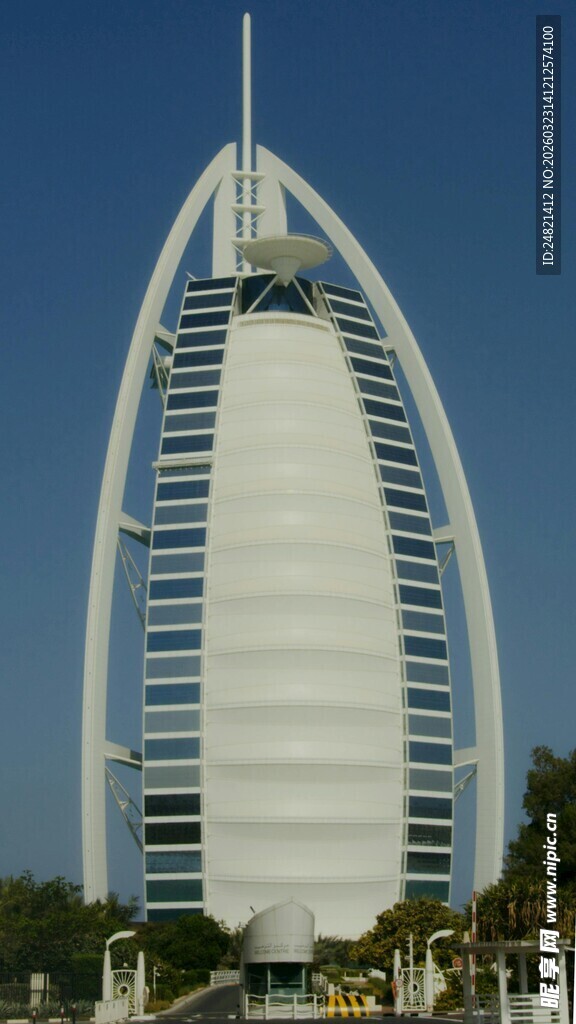 迪拜帆船酒店外观