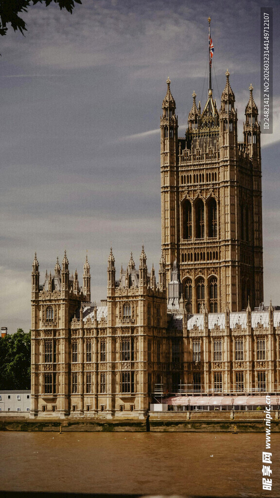 伦敦议会大厦壮丽景观