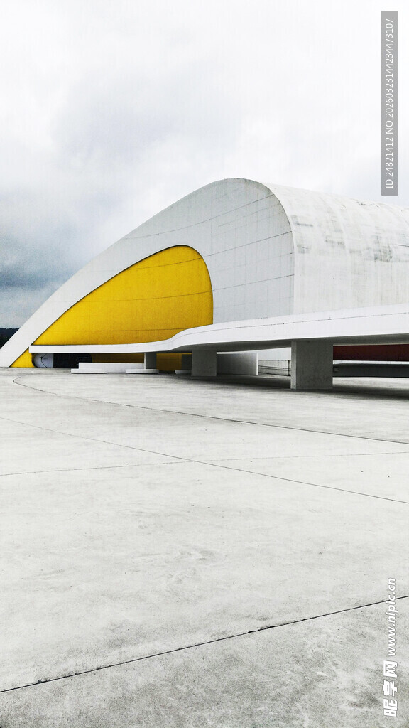 现代独特造型建筑外观