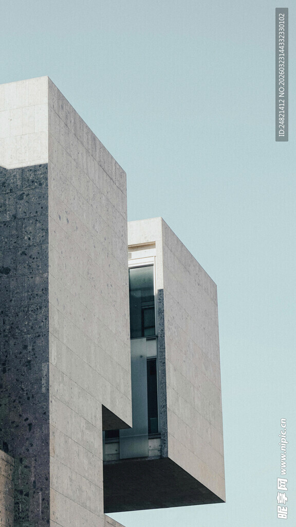 现代简约风格建筑一角