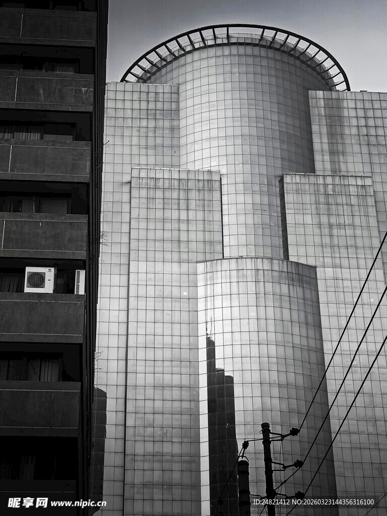 现代独特外观建筑