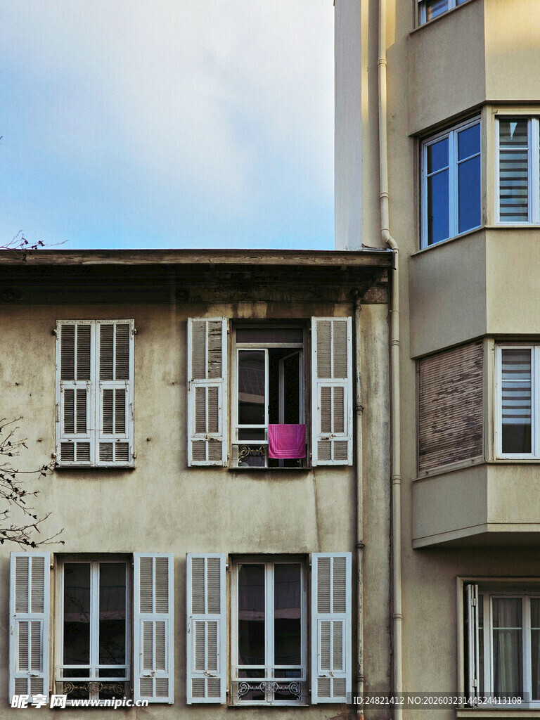 欧式风格建筑外观一角