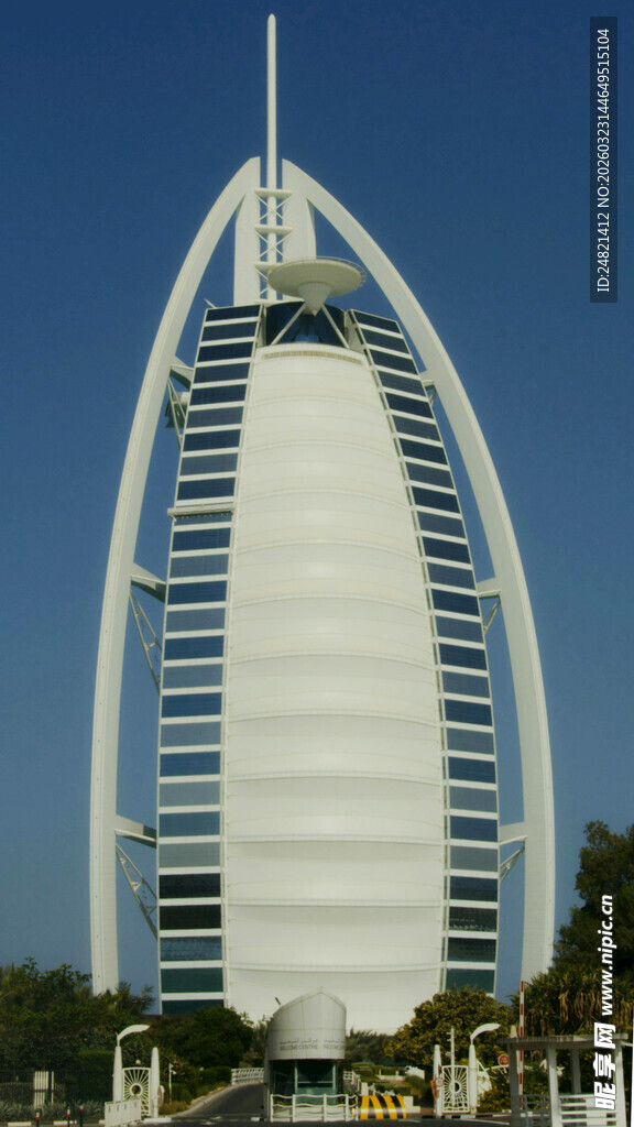 迪拜帆船酒店外观