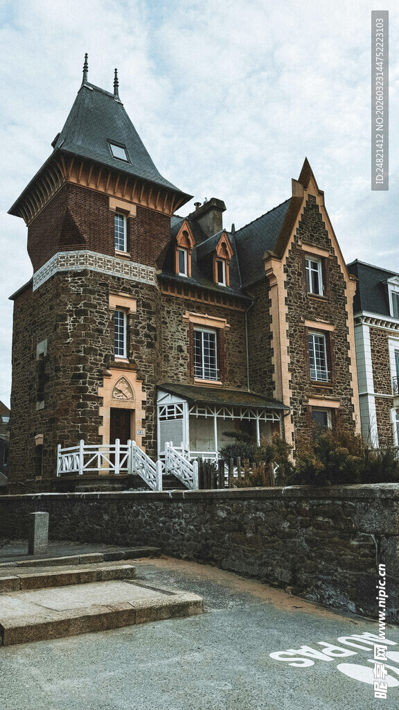 欧式古典风格的精美建筑