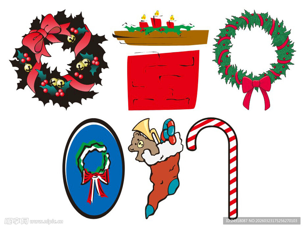 圣诞装饰素材集合