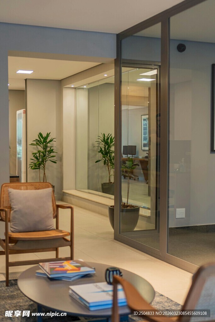 现代简约风格办公休息区