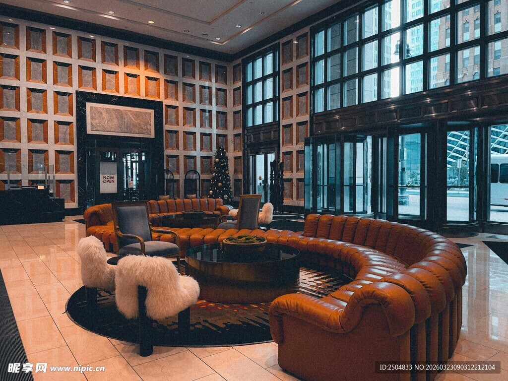现代风格豪华大厅内景