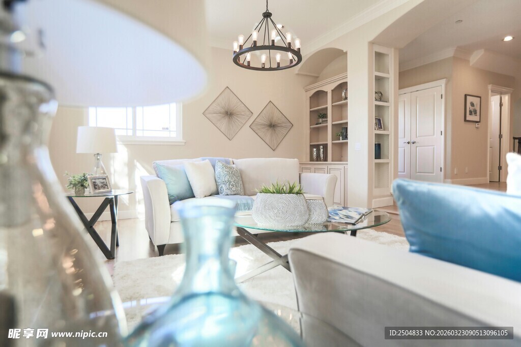 现代简约风客厅优雅场景