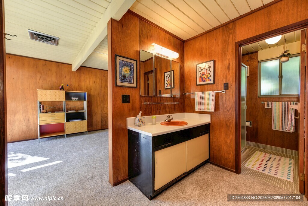 木质浴室 温馨 居空间