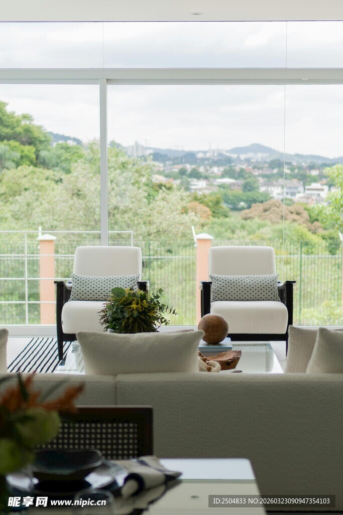 现代简约风客厅景观